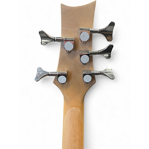 Used Glarry GIB Natural Electric Bass Guitar