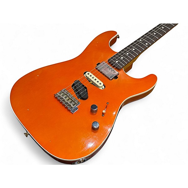 Used 2022 Fender GC Strat HST Journeyman Tangerine Metallic Solid Body Electric Guitar