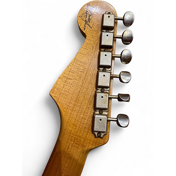 Used 2022 Fender GC Strat HST Journeyman Tangerine Metallic Solid Body Electric Guitar