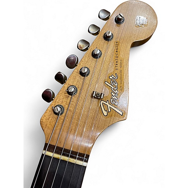 Used 2022 Fender GC Strat HST Journeyman Tangerine Metallic Solid Body Electric Guitar