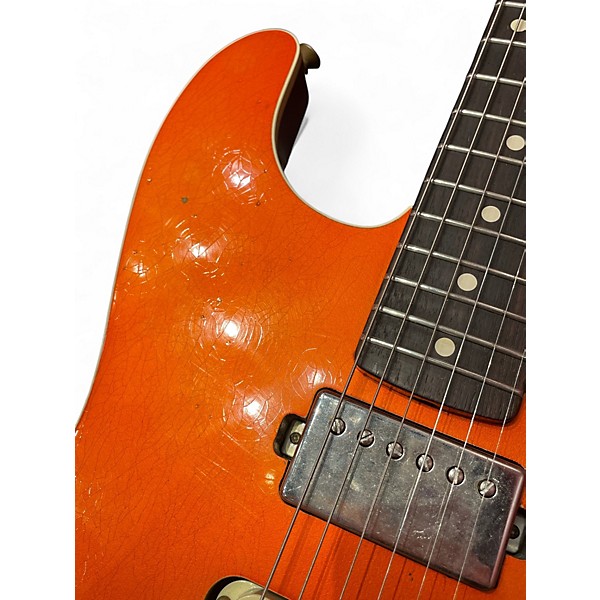 Used 2022 Fender GC Strat HST Journeyman Tangerine Metallic Solid Body Electric Guitar