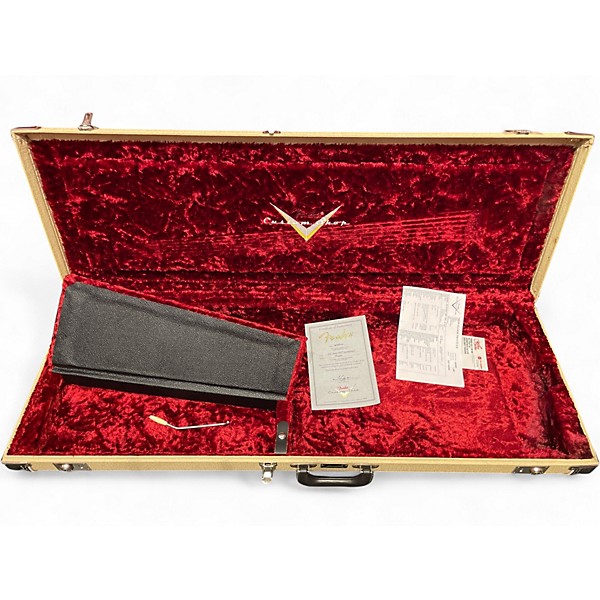 Used 2022 Fender GC Strat HST Journeyman Tangerine Metallic Solid Body Electric Guitar