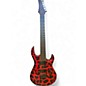 Used Kiesel Kyber Blood Red Black Crackle Finish Solid Body Electric Guitar thumbnail