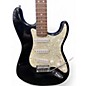 Used Squier Standard Stratocaster Black Solid Body Electric Guitar