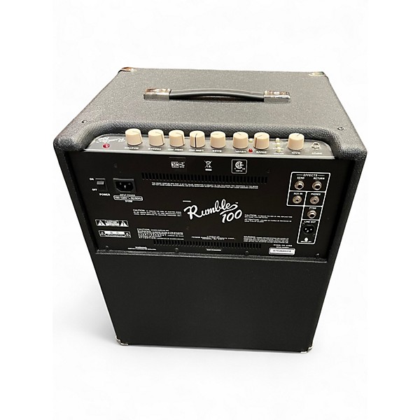 Used Fender Rumble 100 1x15 100W Bass Combo Amp