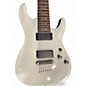 Used Schecter Guitar Research Demon 7 String Pearl White Solid Body Electric Guitar