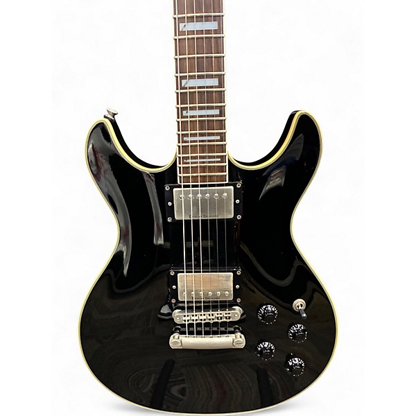 Used 2005 Squier Master Series Esprit Gloss Black Solid Body Electric Guitar