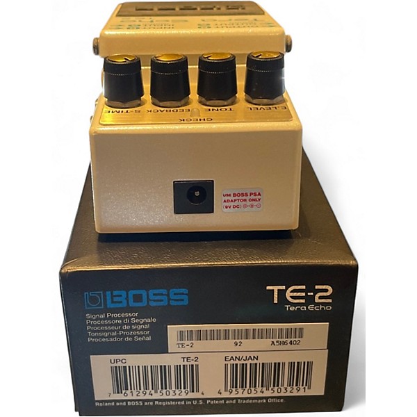 Used BOSS TE2 Tera Echo Effect Pedal