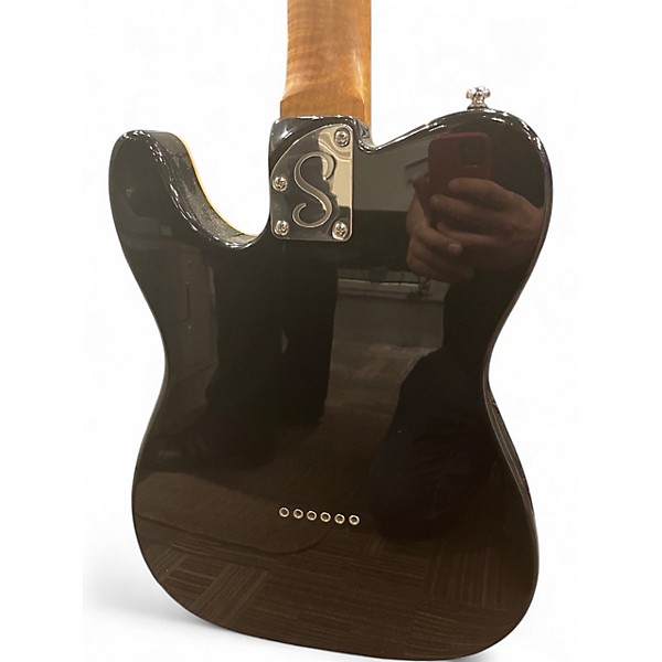 Used Sublime J HAWK DELUXE Black Solid Body Electric Guitar