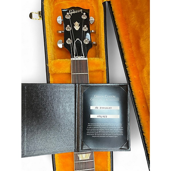 Used Gibson Custom SG RED Solid Body Electric Guitar