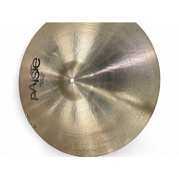 Used Paiste 20in Prototype Ride Cymbal