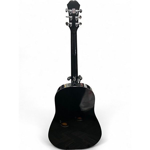 Used Epiphone AJ10 Black Acoustic Guitar