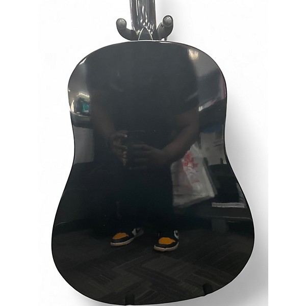 Used Epiphone AJ10 Black Acoustic Guitar