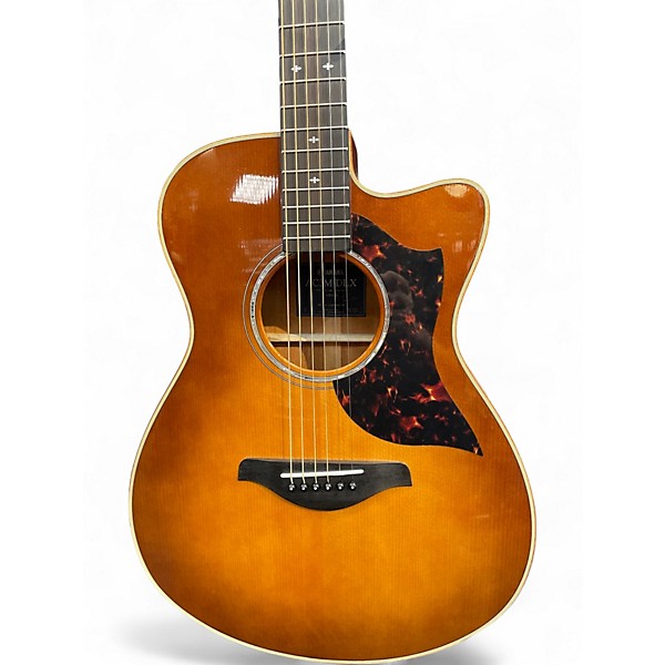 Used Yamaha AC3M DLX SMOKEBURST Acoustic Electric Guitar