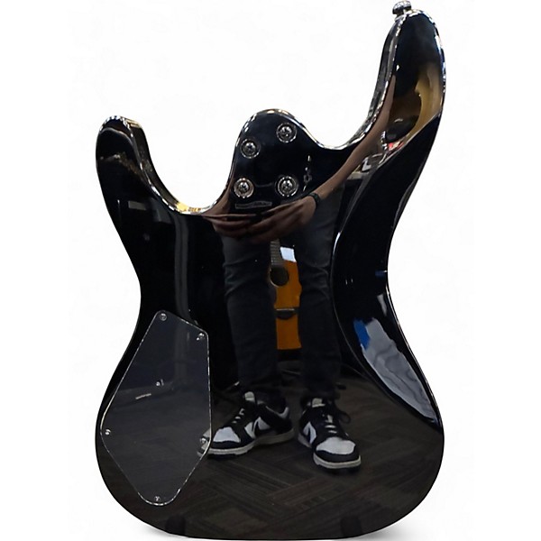 Used Kramer Striker Figuered HSS  Transparent Purple Solid Body Electric Guitar