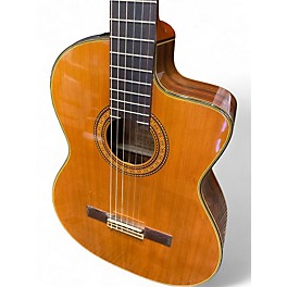 Used Takamine CD132SC Natural Classical Acoustic Electric Guitar