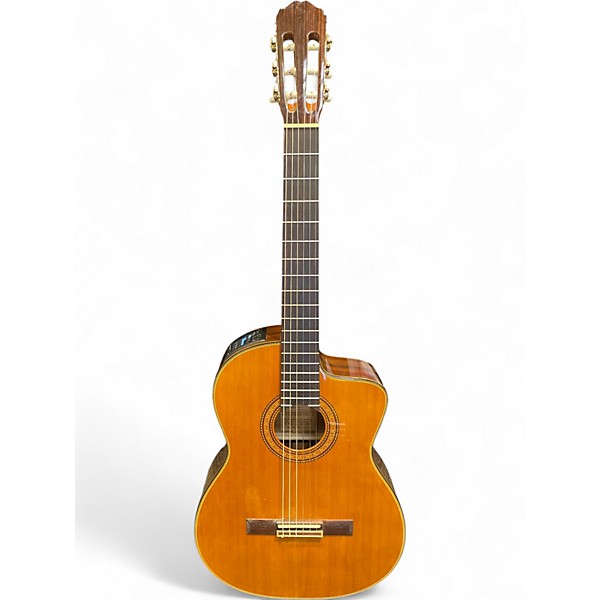 Used Takamine CD132SC Natural Classical Acoustic Electric Guitar