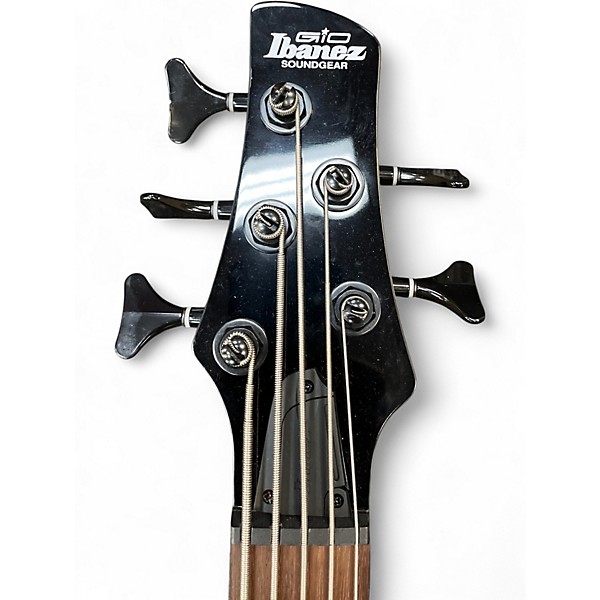 Used Ibanez GSR205 5 String Black walnut satin Electric Bass Guitar