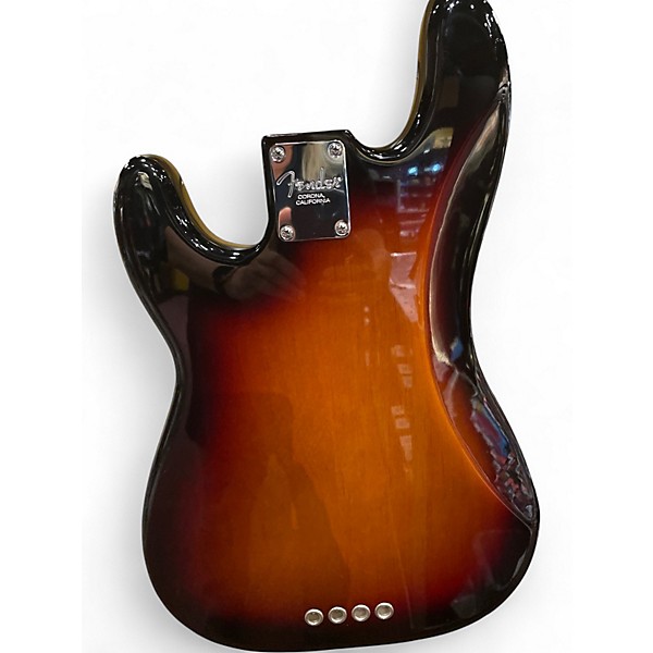 Used 2012 Fender American Standard Precision Bass Tobacco Burst Electric Bass Guitar