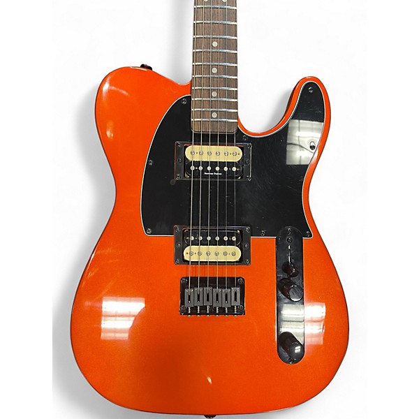 Used Squier AFFINITY TELECASTER HH METALLIC ORANGE Solid Body Electric Guitar
