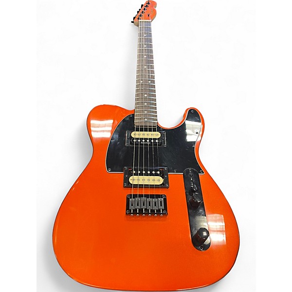 Used Squier AFFINITY TELECASTER HH METALLIC ORANGE Solid Body Electric Guitar