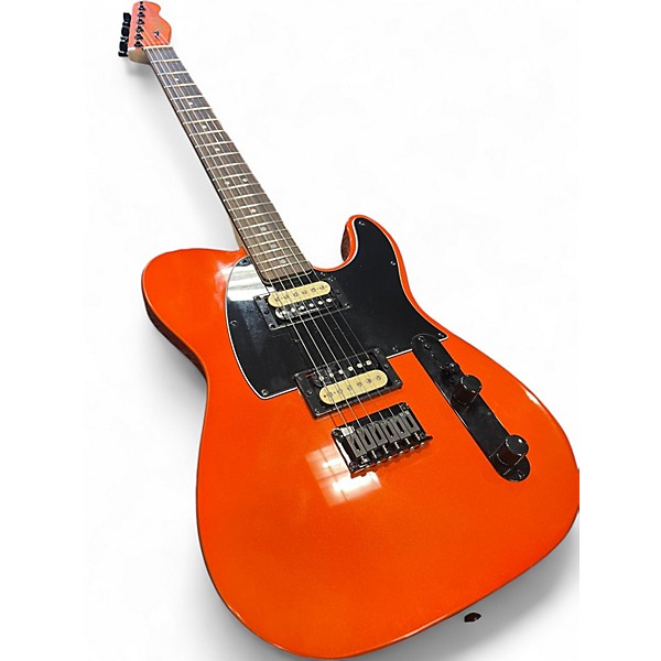 Used Squier AFFINITY TELECASTER HH METALLIC ORANGE Solid Body Electric Guitar