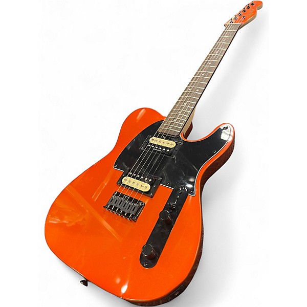 Used Squier AFFINITY TELECASTER HH METALLIC ORANGE Solid Body Electric Guitar
