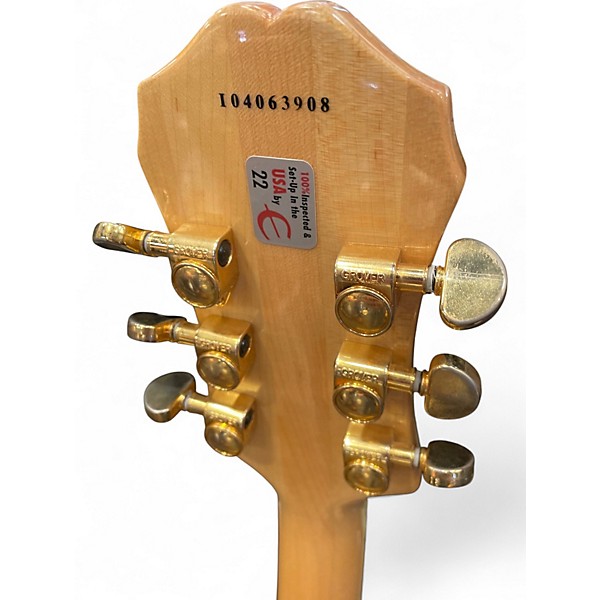Used Epiphone Joe Pass Emperor II Natural Hollow Body Electric Guitar