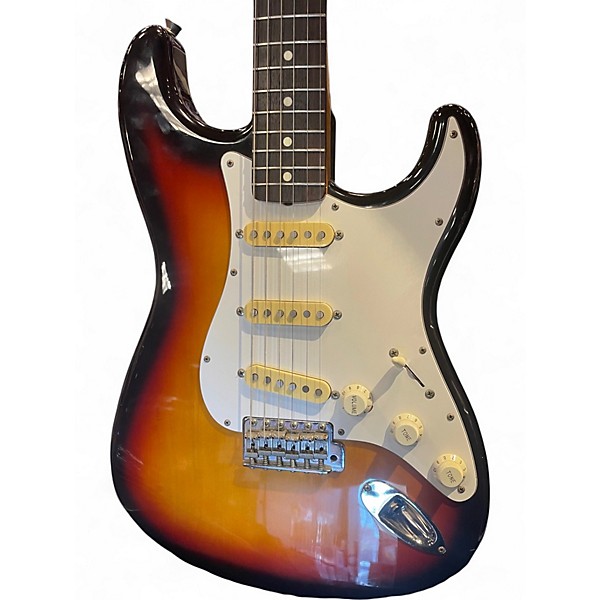 Used 1988 Fender MIJ 62RI Stratocaster 3 Tone Sunburst Solid Body Electric Guitar