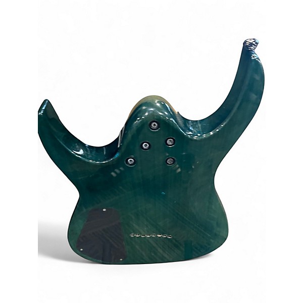 Used Agile Septor 827 8 String Ocean Blue Burst Solid Body Electric Guitar