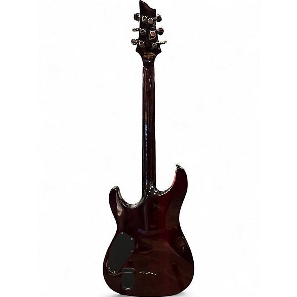 Used Schecter Guitar Research Hellraiser C1 Black Cherry Solid Body Electric Guitar