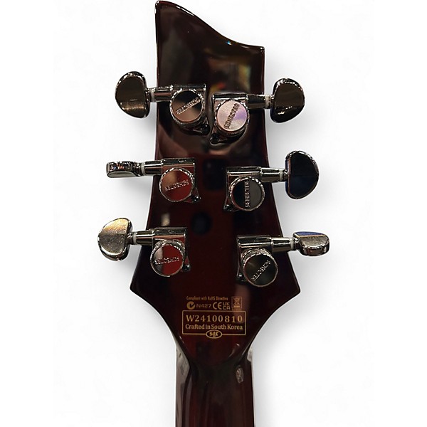 Used Schecter Guitar Research Hellraiser C1 Black Cherry Solid Body Electric Guitar