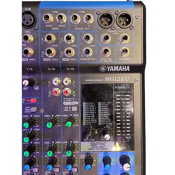 Used Yamaha MG12XU Unpowered Mixer