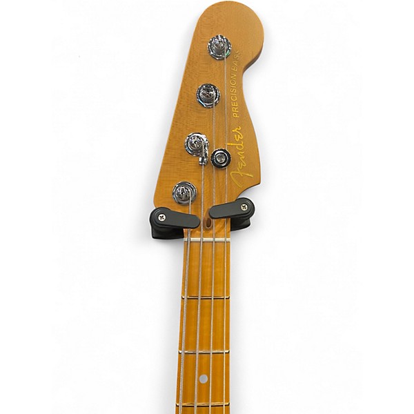 Used Fender American Ultra II Precision Bass 3 Tone Sunburst Electric Bass Guitar