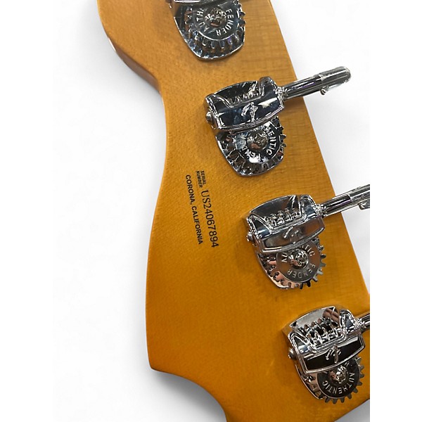 Used Fender American Ultra II Precision Bass 3 Tone Sunburst Electric Bass Guitar