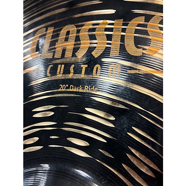 Used MEINL 20in custom dark ride Cymbal