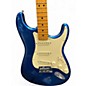 Used Fender American Ultra Stratocaster  Cobra Blue Solid Body Electric Guitar