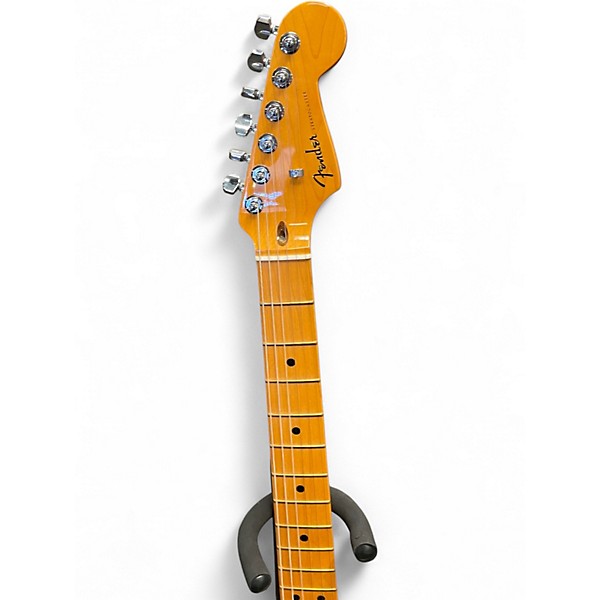 Used Fender American Ultra Stratocaster  Cobra Blue Solid Body Electric Guitar