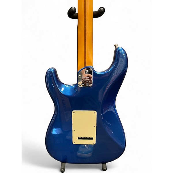 Used Fender American Ultra Stratocaster  Cobra Blue Solid Body Electric Guitar