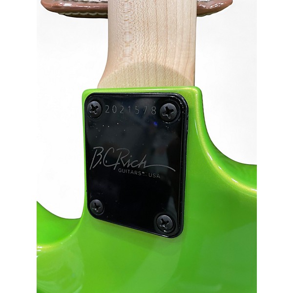 Used B.C. Rich Gunslinger Legacy USA Green Pearl Solid Body Electric Guitar
