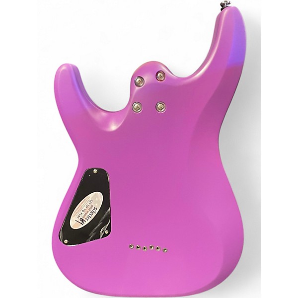 Used Schecter Guitar Research C-6 Deluxe SATIN DARK PURPLE Solid Body Electric Guitar