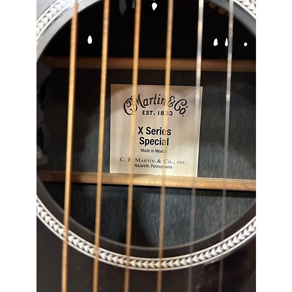 Used Martin X SERIES SPECIAL Black Acoustic Electric Guitar