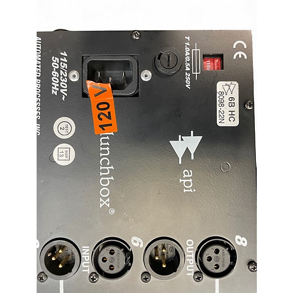 Used Neve API 500-6B-HC 6-Slot High-Current Lunchbox Power Amp