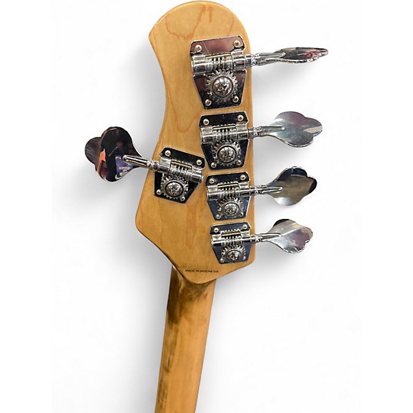 Used Sterling by Music Man Ray5HH 5 String Lake Blue Metallic Electric Bass Guitar