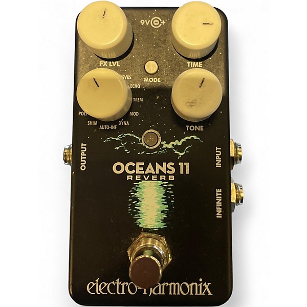 Used Electro-Harmonix Oceans 11 Reverb Effect Pedal