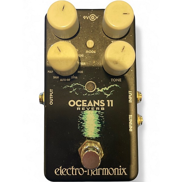 Used Electro-Harmonix Oceans 11 Reverb Effect Pedal