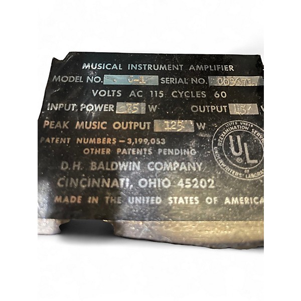 Vintage 1970s Baldwin C3 PROFESSIONAL SUPERSOUND Guitar Cabinet