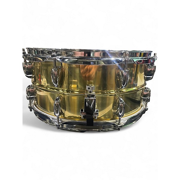 Used Gretsch Drums 6.5X14 BELL BRASS SNARE 14X6.5 BRASS Drum
