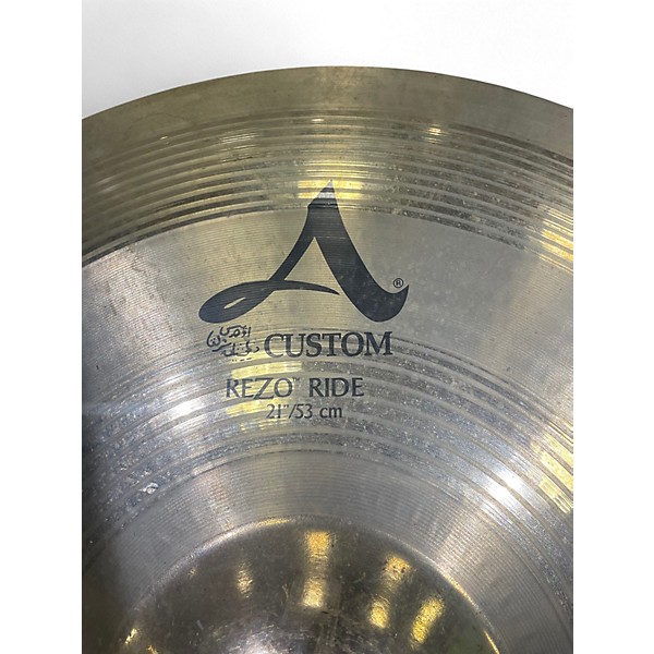 Used Zildjian 21in A Custom Rezo Ride Cymbal