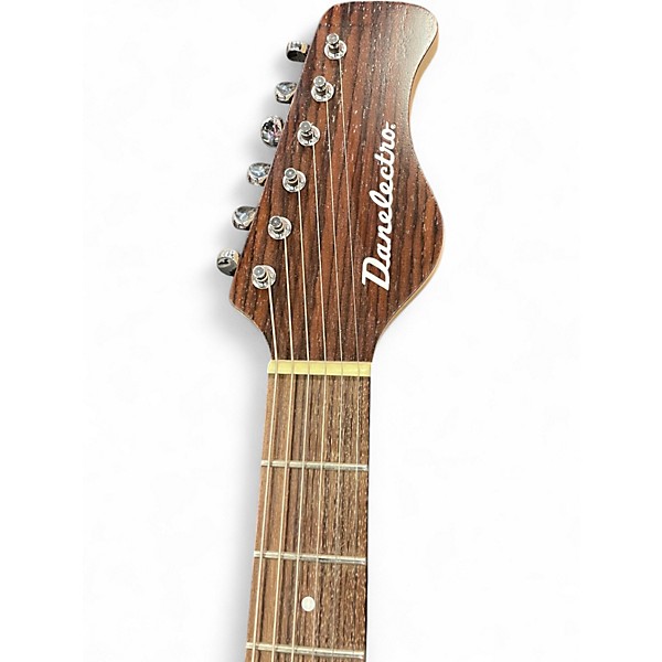 Used Danelectro Sitar Red Crackle Harp Guitars